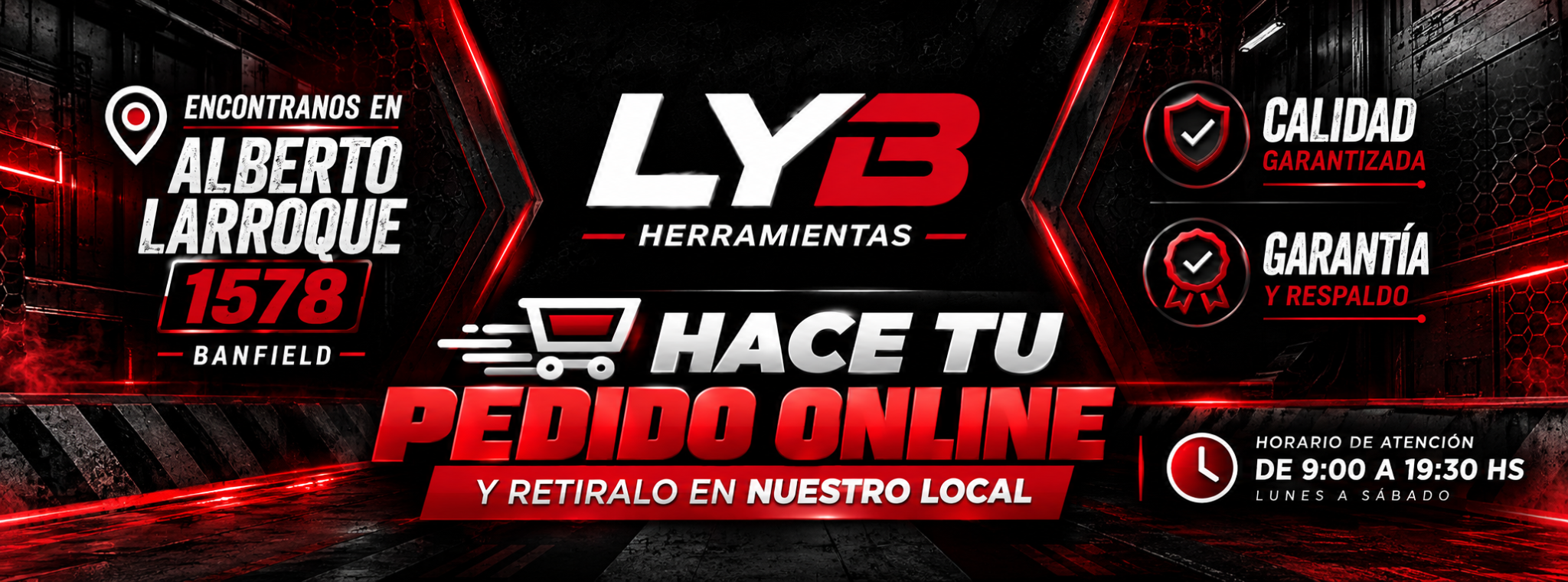 LYB Herramientas — Hacé tu pedido online y retiralo en nuestro local